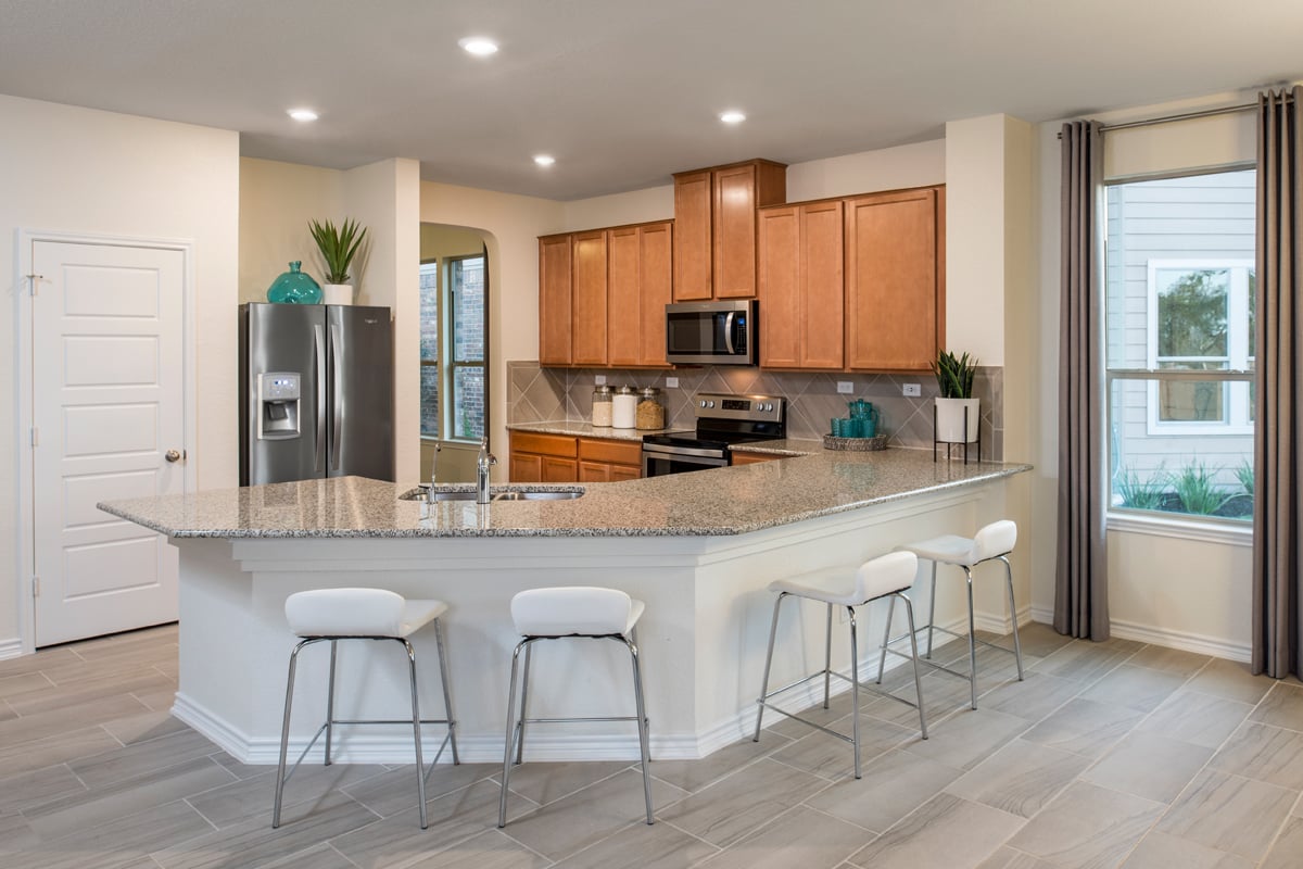 New Homes in San Antonio, TX - Canyon Crest Plan 2381 Kitchen