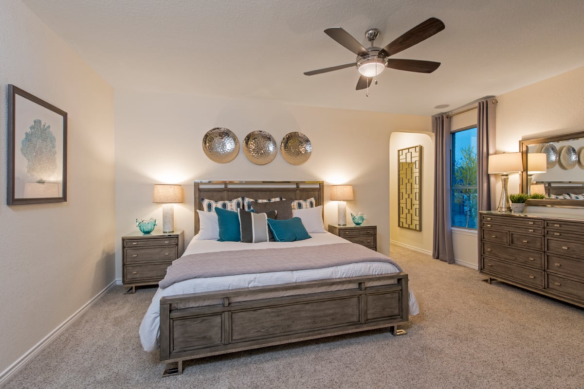 New Homes in Boerne, TX - Shoreline Park - Classic Collection Plan 2381 Master Bedroom