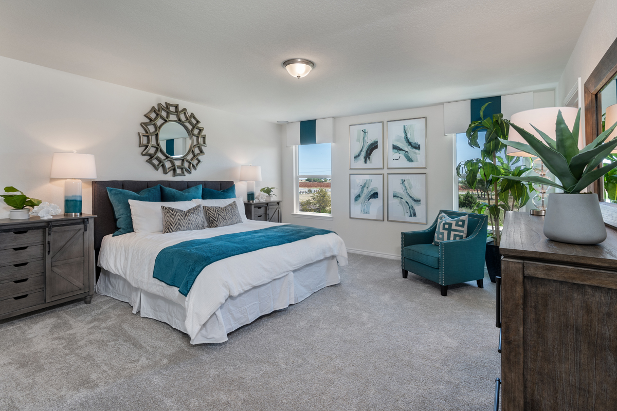 New Homes in New Braunfels, TX - Deer Crest - Heritage Collection Plan 2100 Primary Bedroom