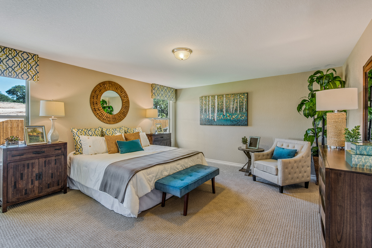 New Homes in Bulverde, TX - Edgebrook The 2755 Primary Bedroom