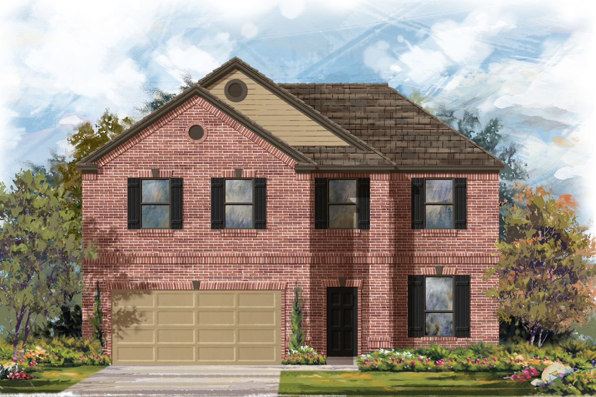 New Homes in Bulverde, TX - Edgebrook Plan 2469 Elevation B