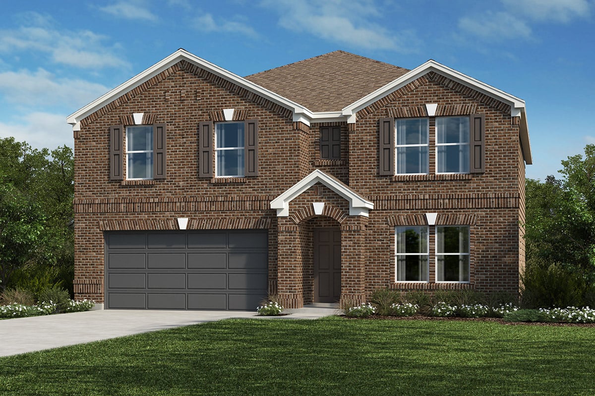 New Homes in New Braunfels, TX - Deer Crest - Classic Collection Plan 3121 Elevation B