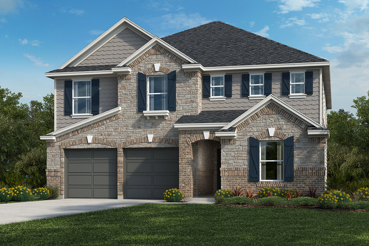 New Homes in Boerne, TX - Shoreline Park - Classic Collection Plan 3474 Elevation E