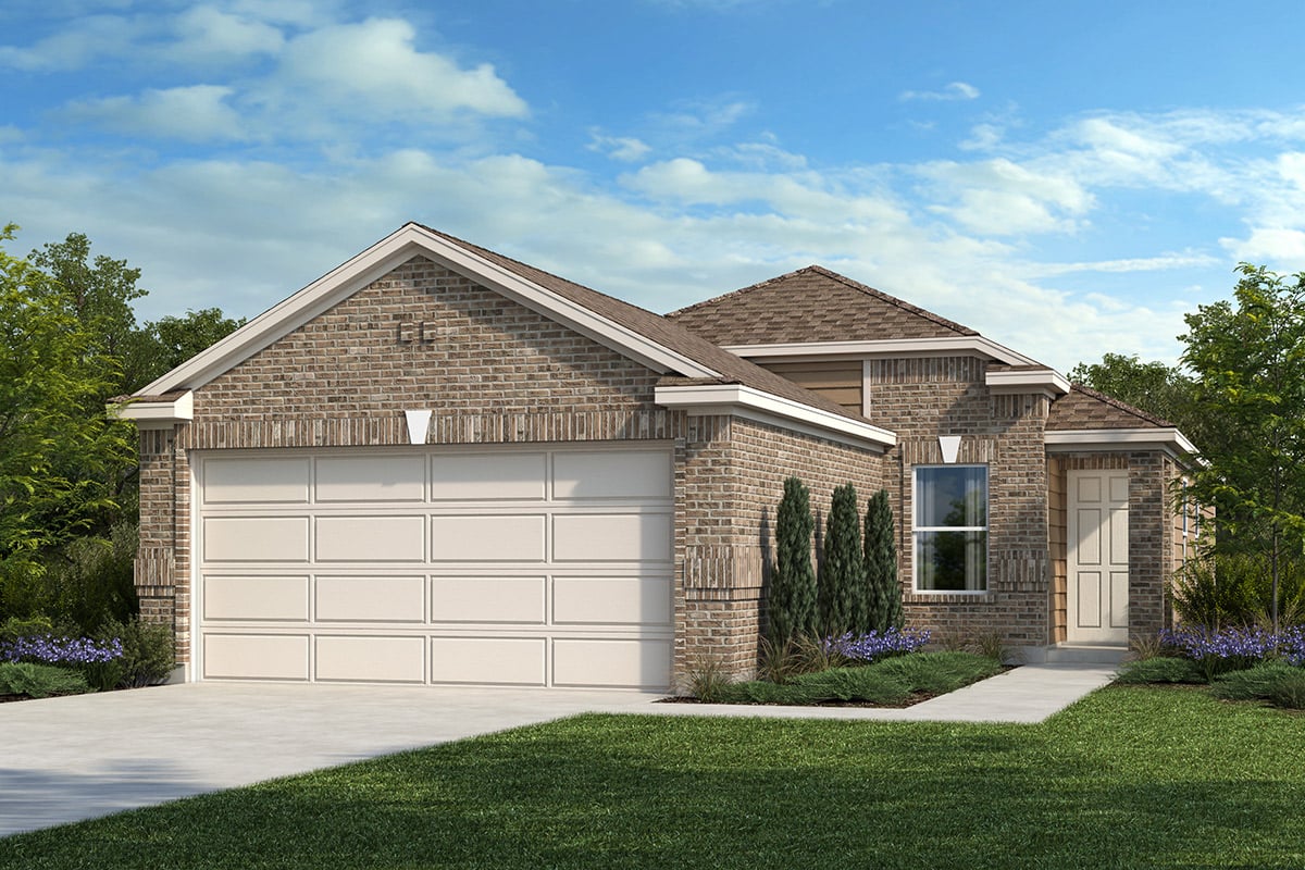 New Homes in San Antonio, TX - Miller Ranch Plan 1242 Elevation B