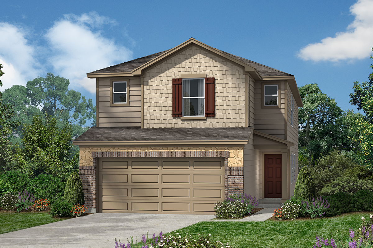 New Homes in San Antonio, TX - Villas at Presidio Plan 2080 Elevation E