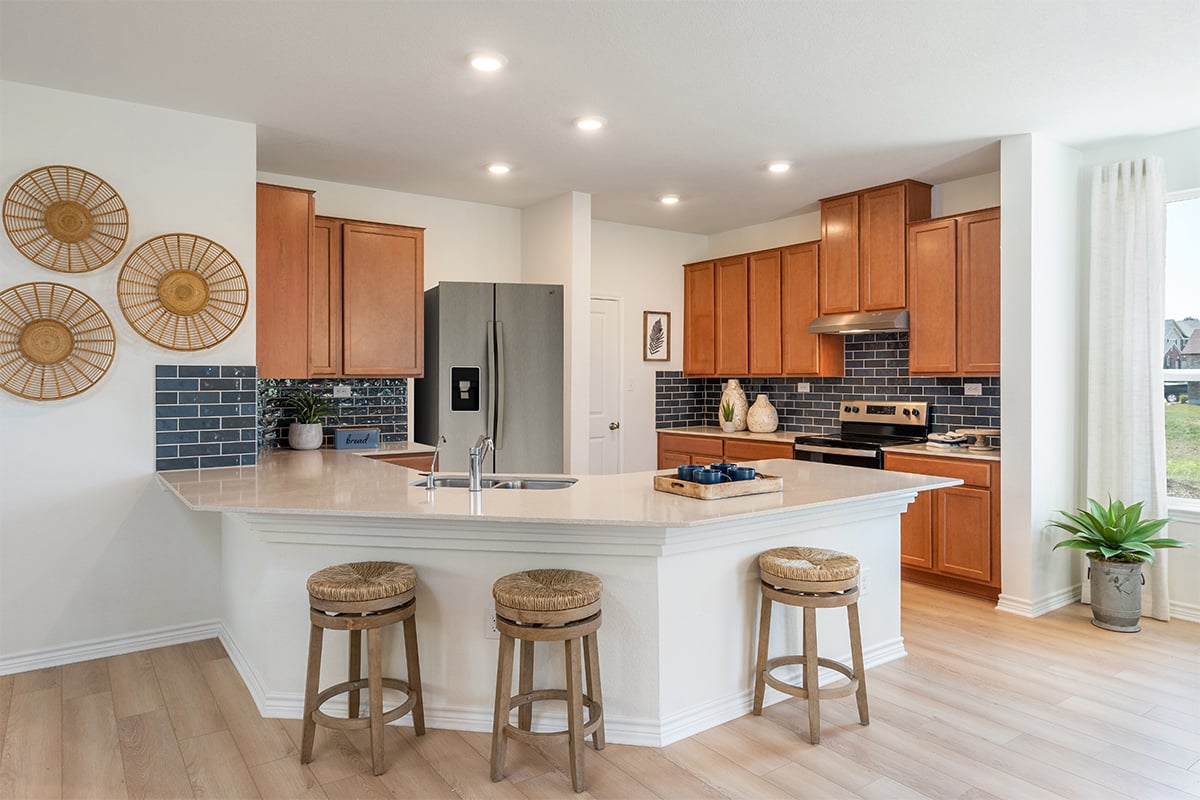 New Homes in San Antonio, TX - Dove Heights Plan 1655 Kitchen