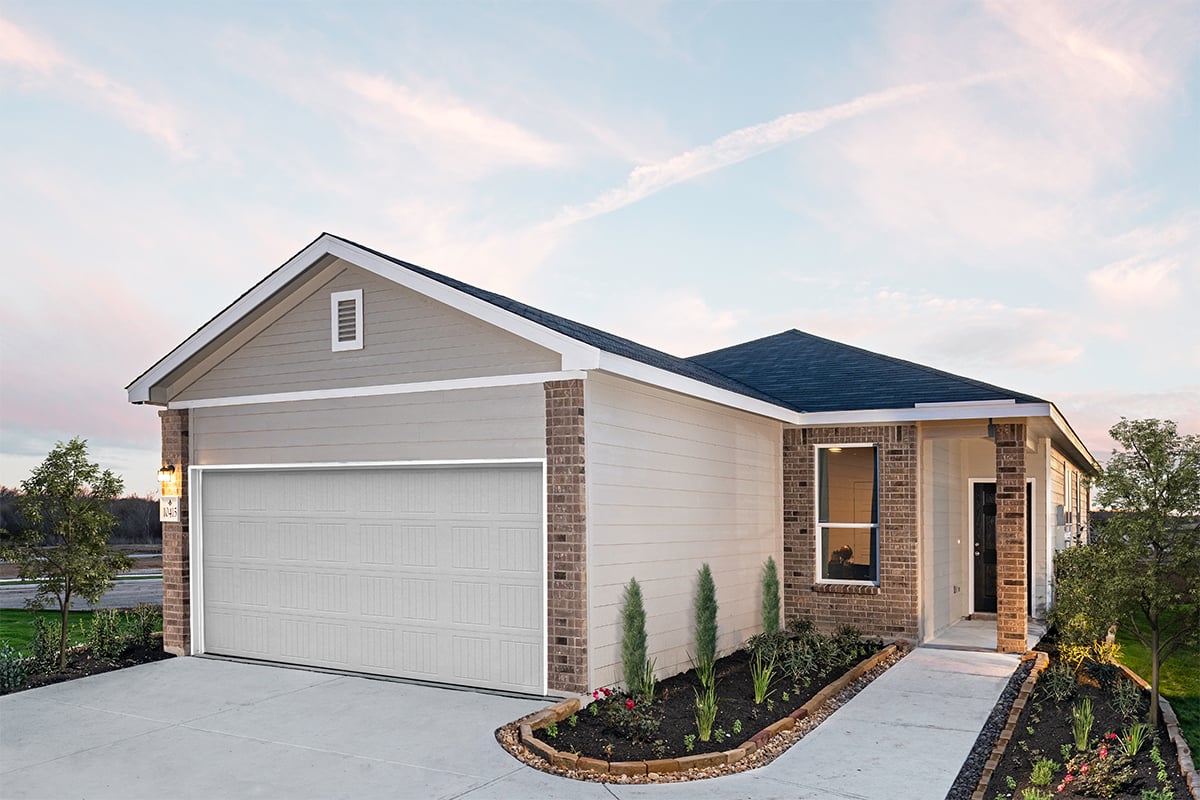New Homes in Elmendorf, TX - Southton Cove Plan 1416 as modeled at Marbella
