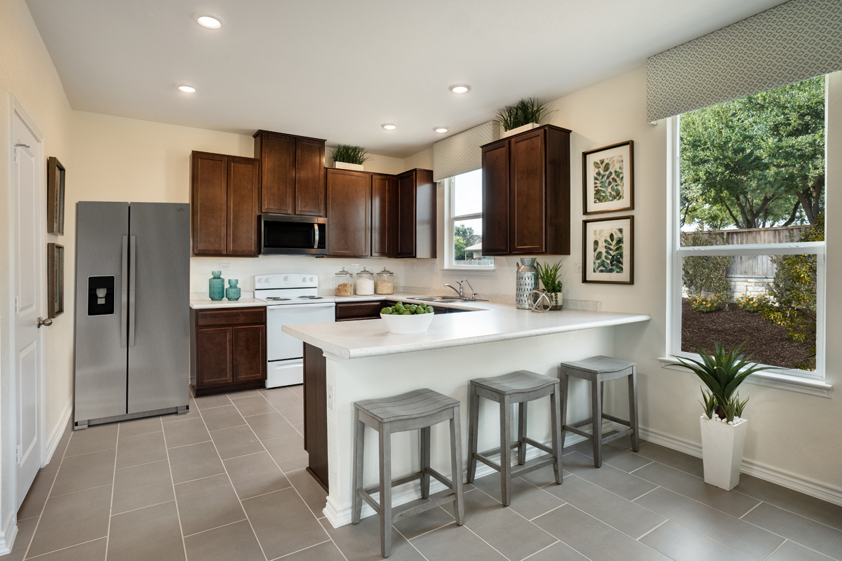 New Homes in New Braunfels, TX - Legend Heights Plan 2245 Kitchen