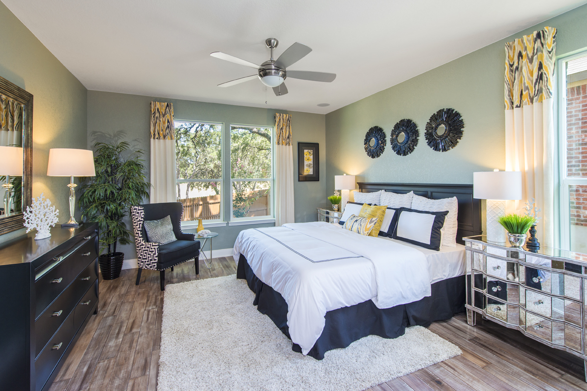 New Homes in Seguin, TX - Cordova Crossing Plan 3023 Master Bedroom