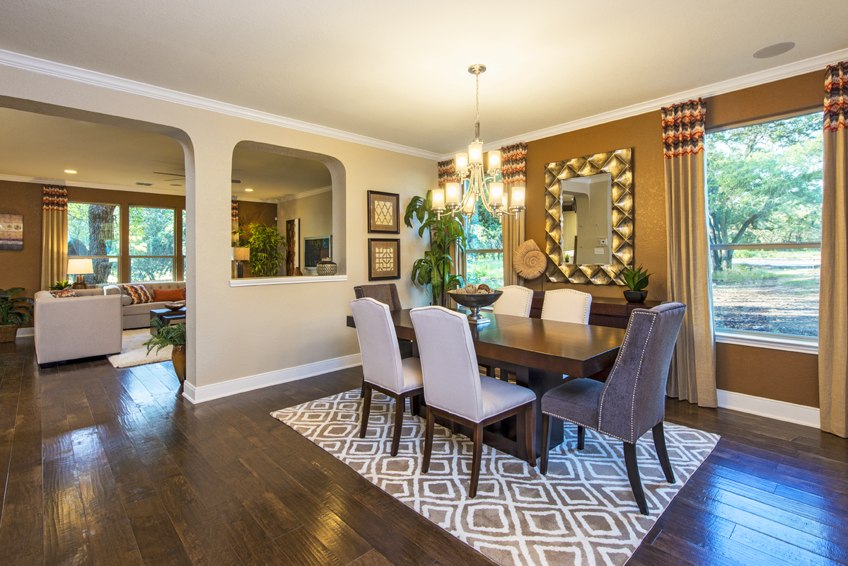 New Homes in Seguin, TX - Cordova Crossing Plan 3474 Formal Dining Room