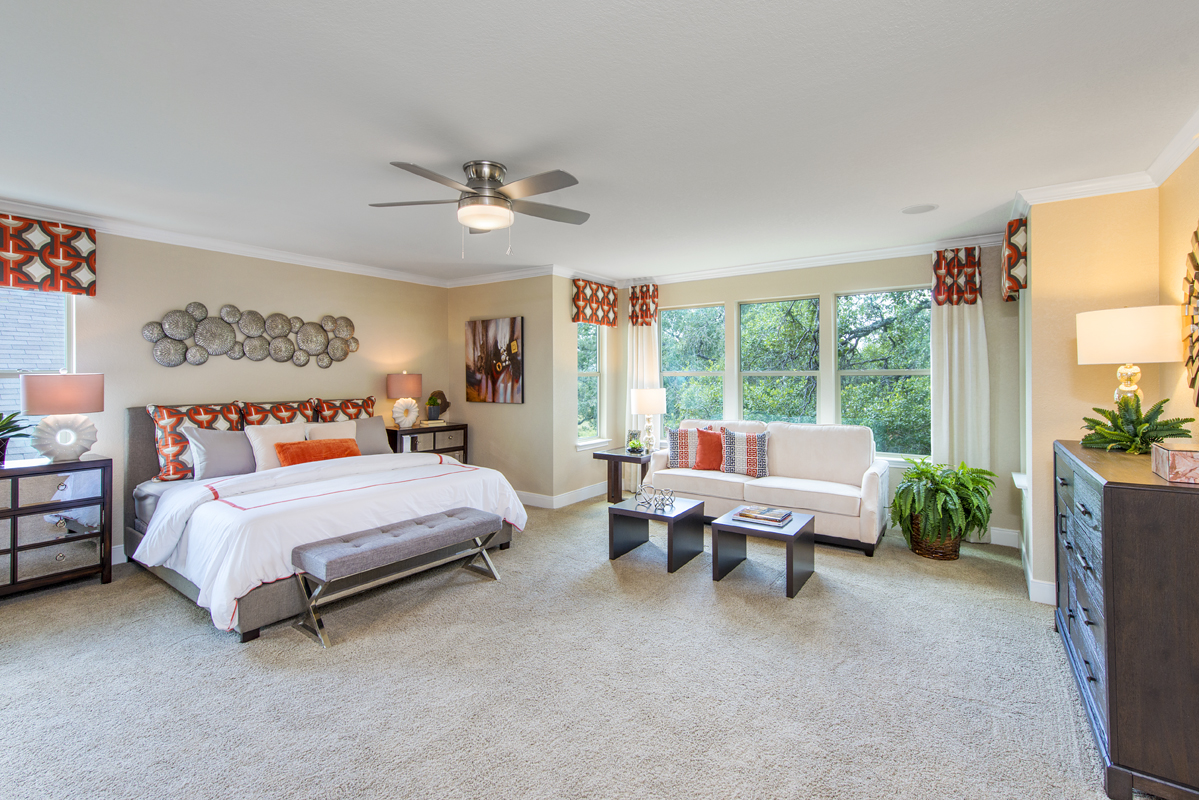 New Homes in San Antonio, TX - Canyon Crest Plan 3474 Primary Bedroom