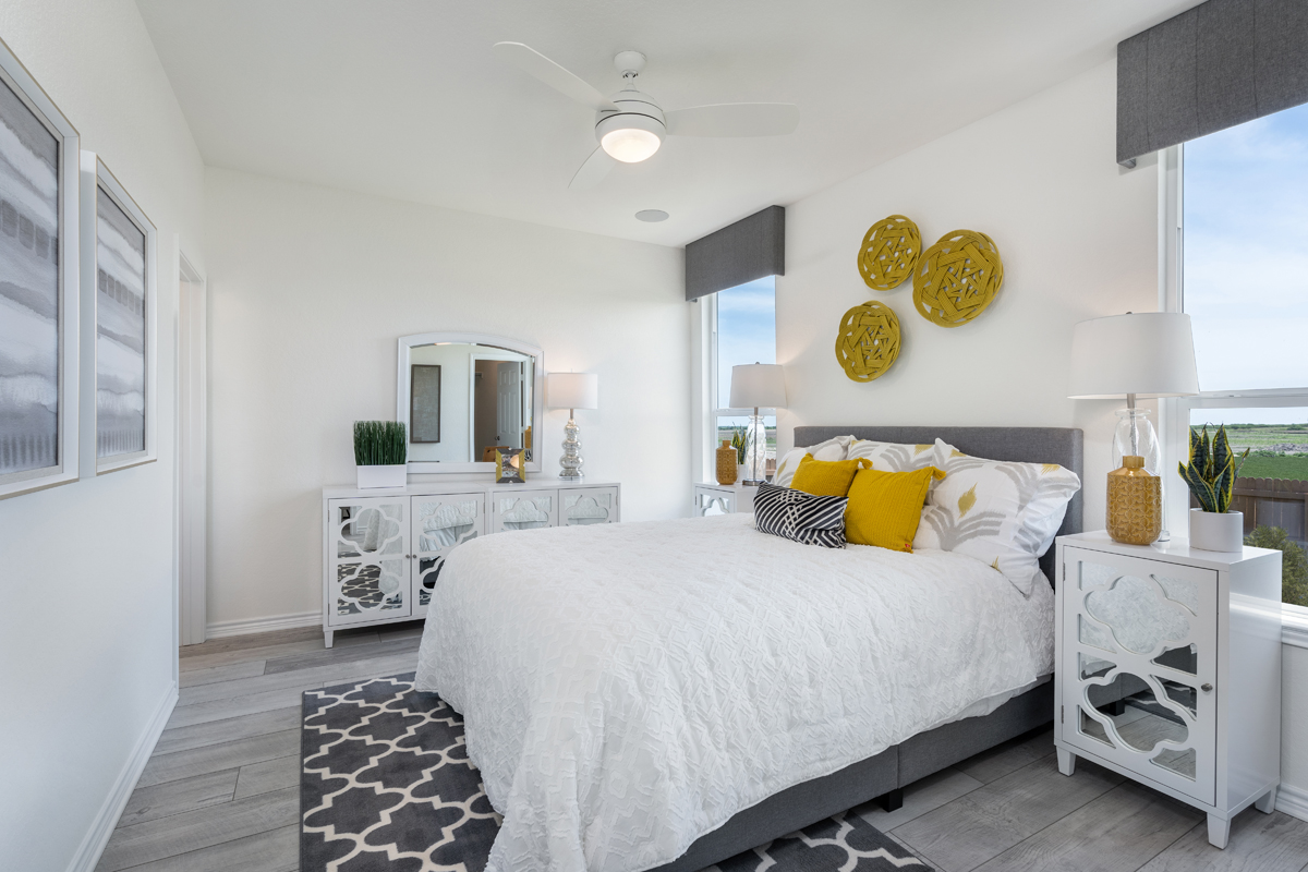 New Homes in Schertz, TX - Parklands Plan 1416 Primary Bedroom