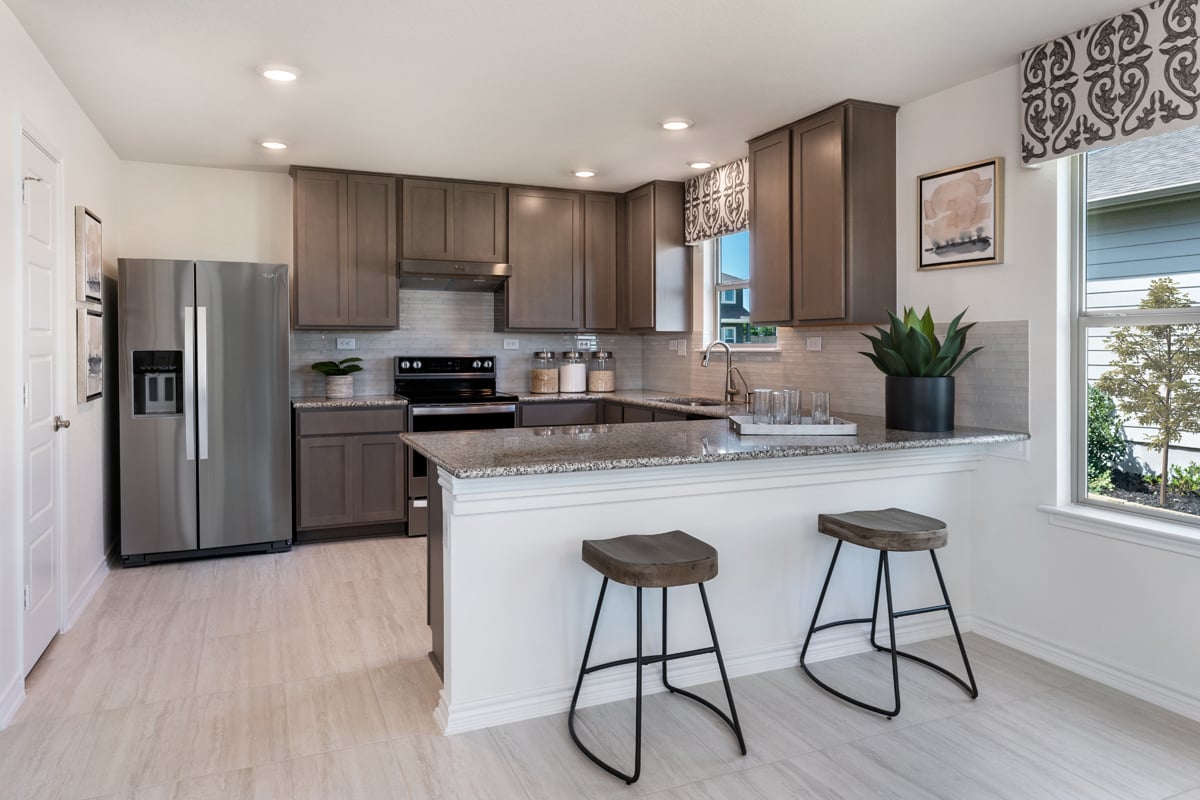 New Homes in Schertz, TX - Parklands Plan 2245 Kitchen