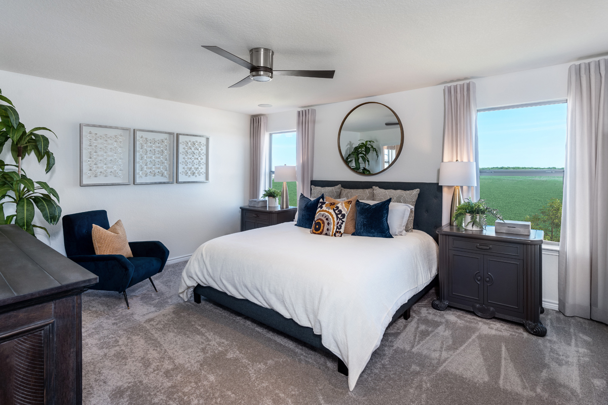 New Homes in Schertz, TX - Parklands Plan 2245 Primary Bedroom