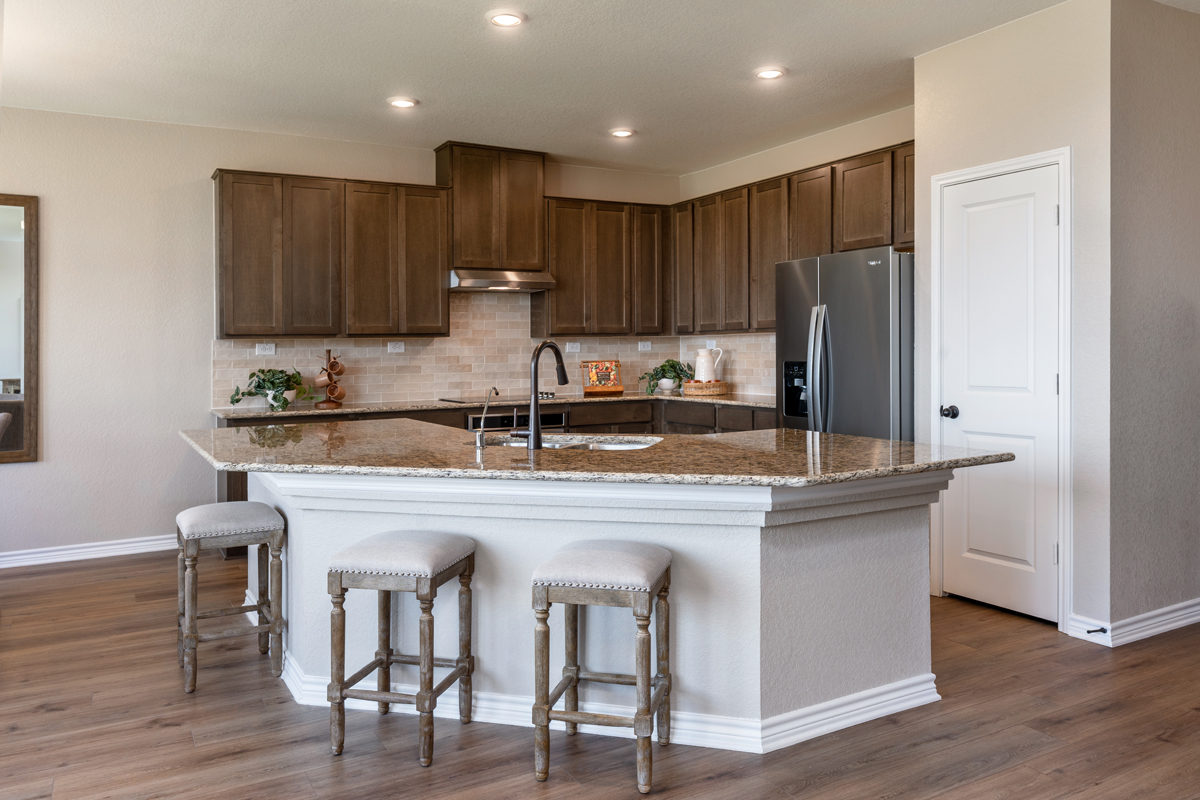 New Homes in San Antonio, TX - Preserve at Culebra - Classic Collection Plan 2500 Kitchen