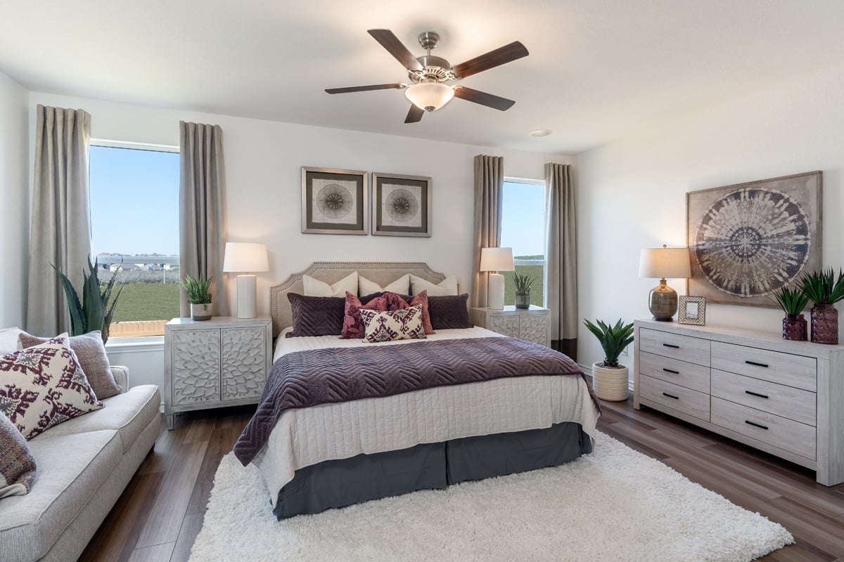 New Homes in San Antonio, TX - Canyon Crest Plan 1792 Primary Bedroom