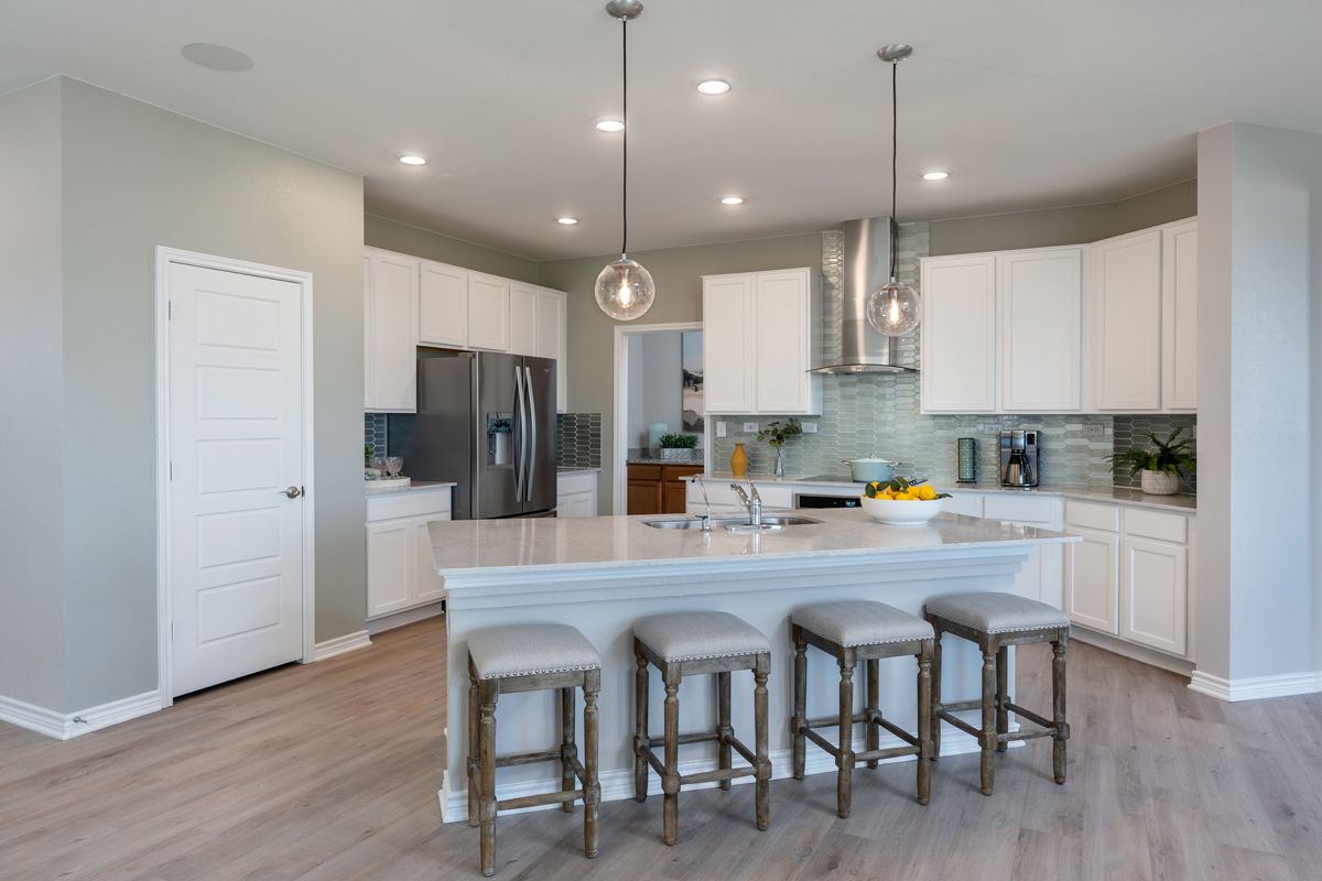 New Homes in Boerne, TX - Shoreline Park - Sterling Collection Plan 2495 Kitchen