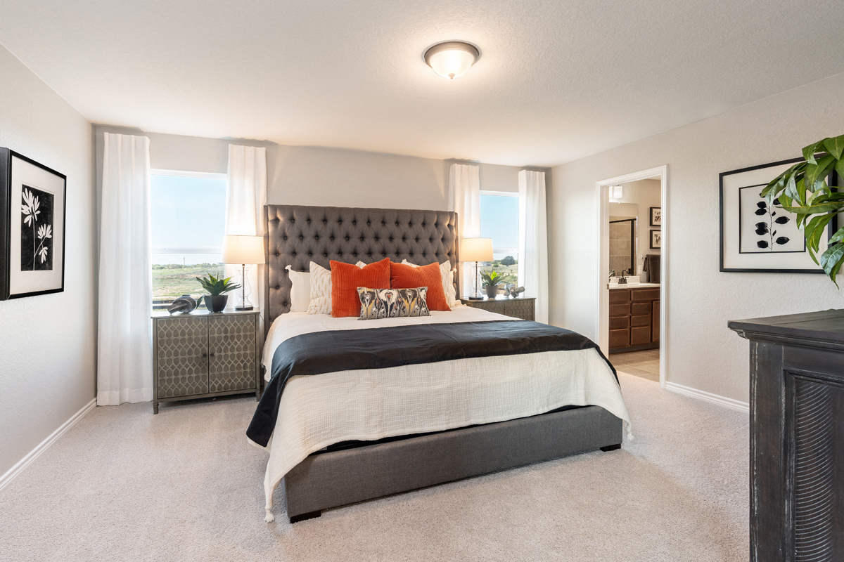 New Homes in Elmendorf, TX - Southton Cove Plan 1780 Primary Bedroom