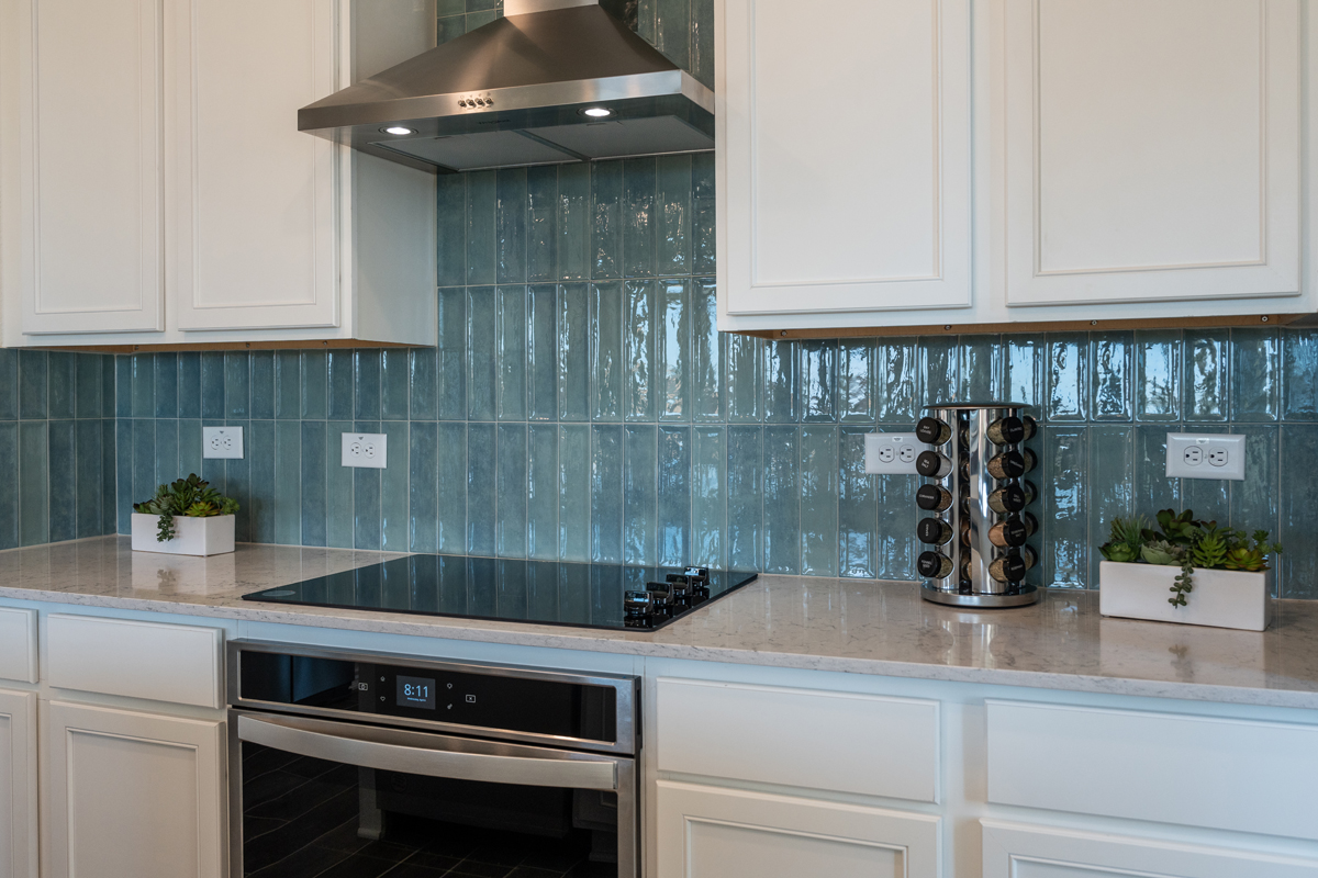 Emser® Raku tile backsplash