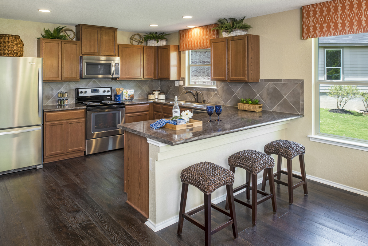 New Homes in San Antonio, TX - The Overlook at Medio Creek Plan 2245 Kitchen