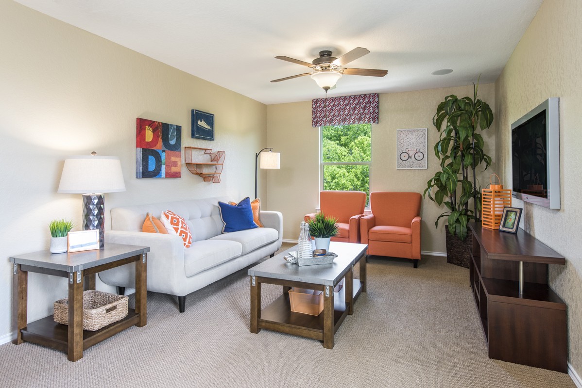 New Homes in San Antonio, TX - The Overlook at Medio Creek Plan 2245 Loft