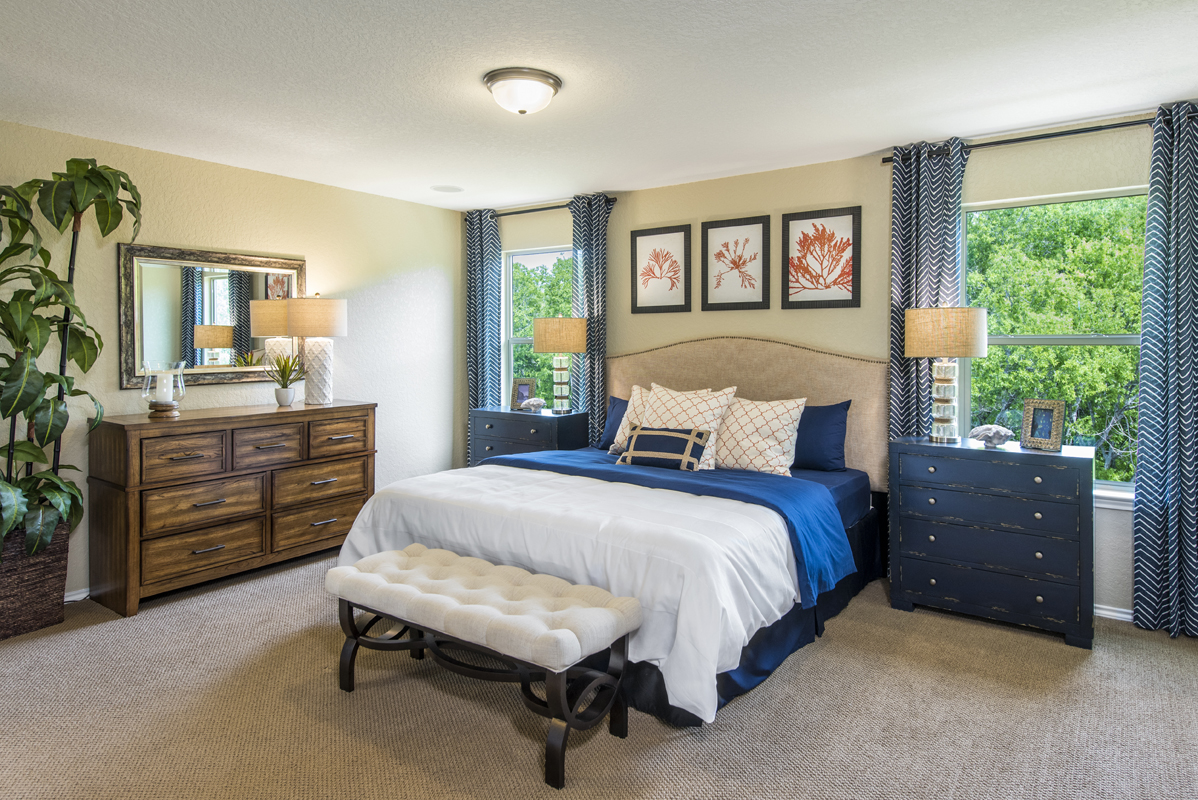 New Homes in San Antonio, TX - The Overlook at Medio Creek Plan 2245 Primary Bedroom