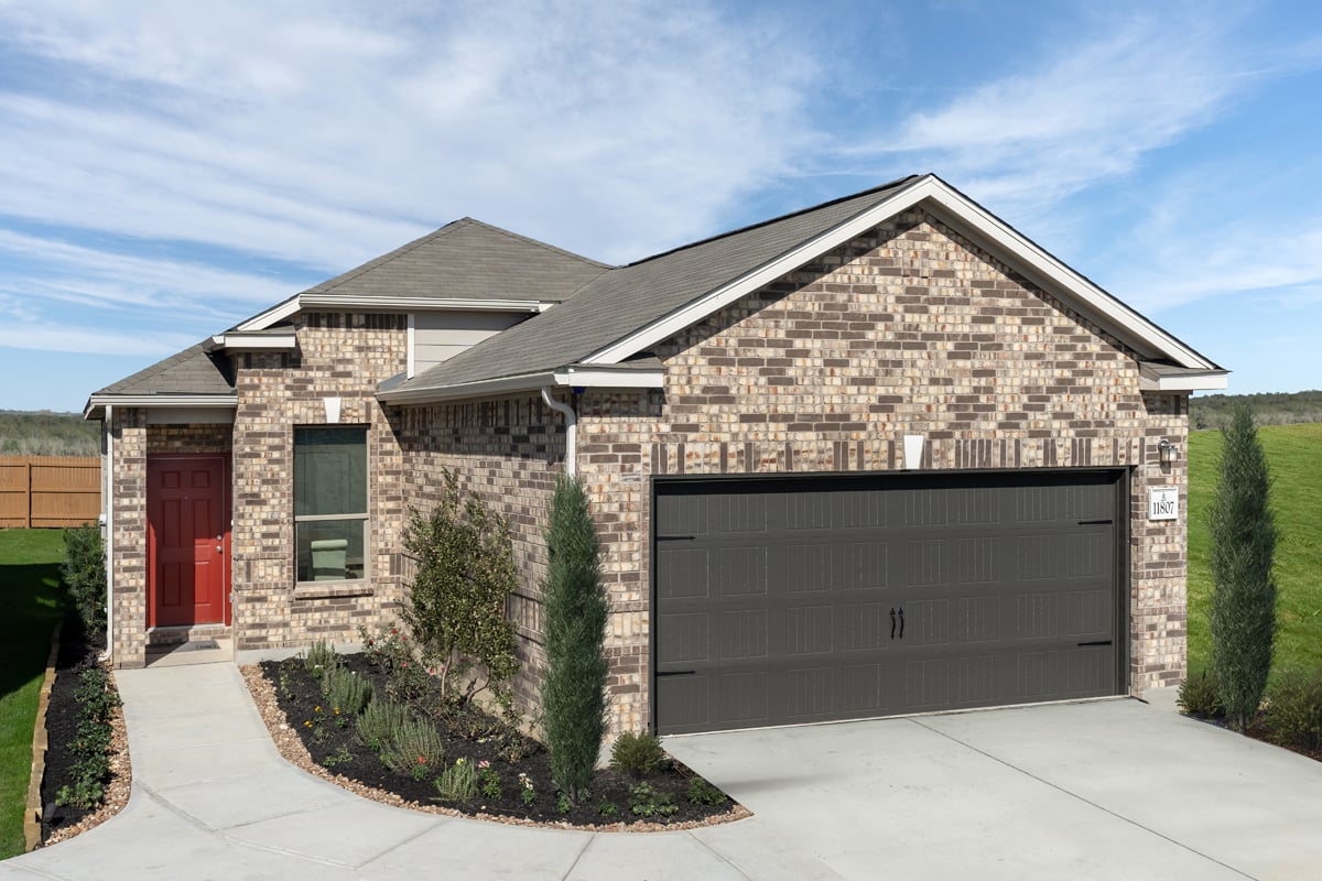 New Homes in 11807 Black Rose, TX - Plan 1242 Modeled