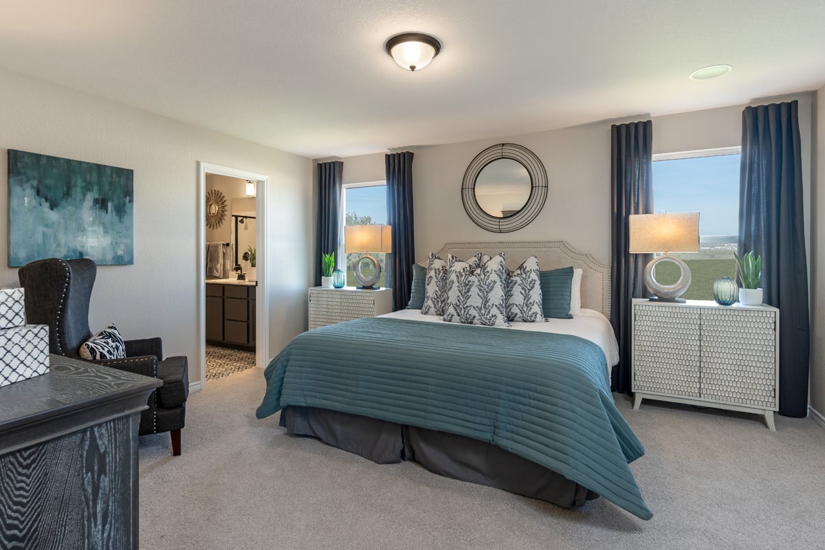 New Homes in New Braunfels, TX - Legend Heights Plan 1780 Primary Bedroom