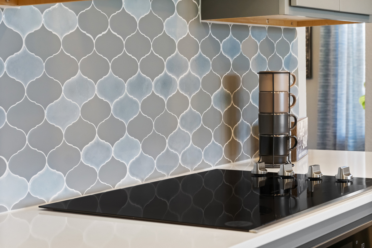 Emser® mosaic tile backsplash