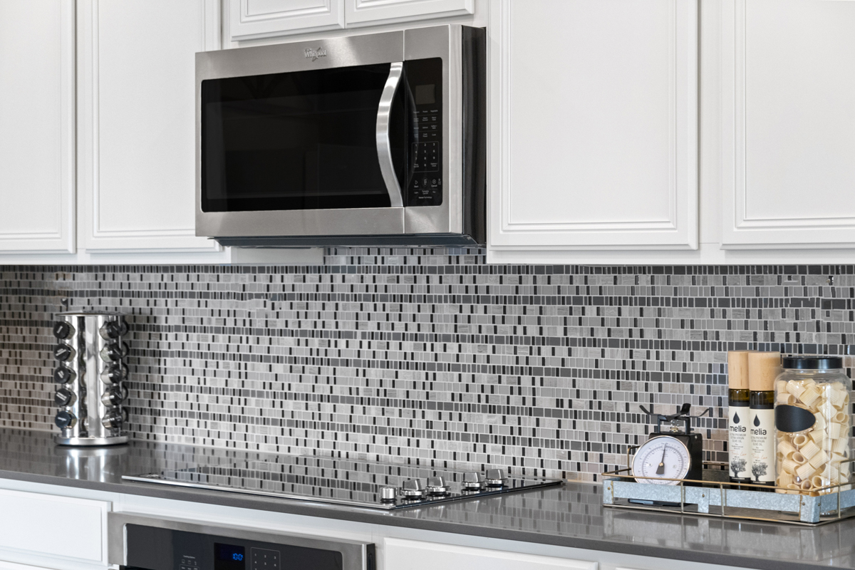 Tile backsplash