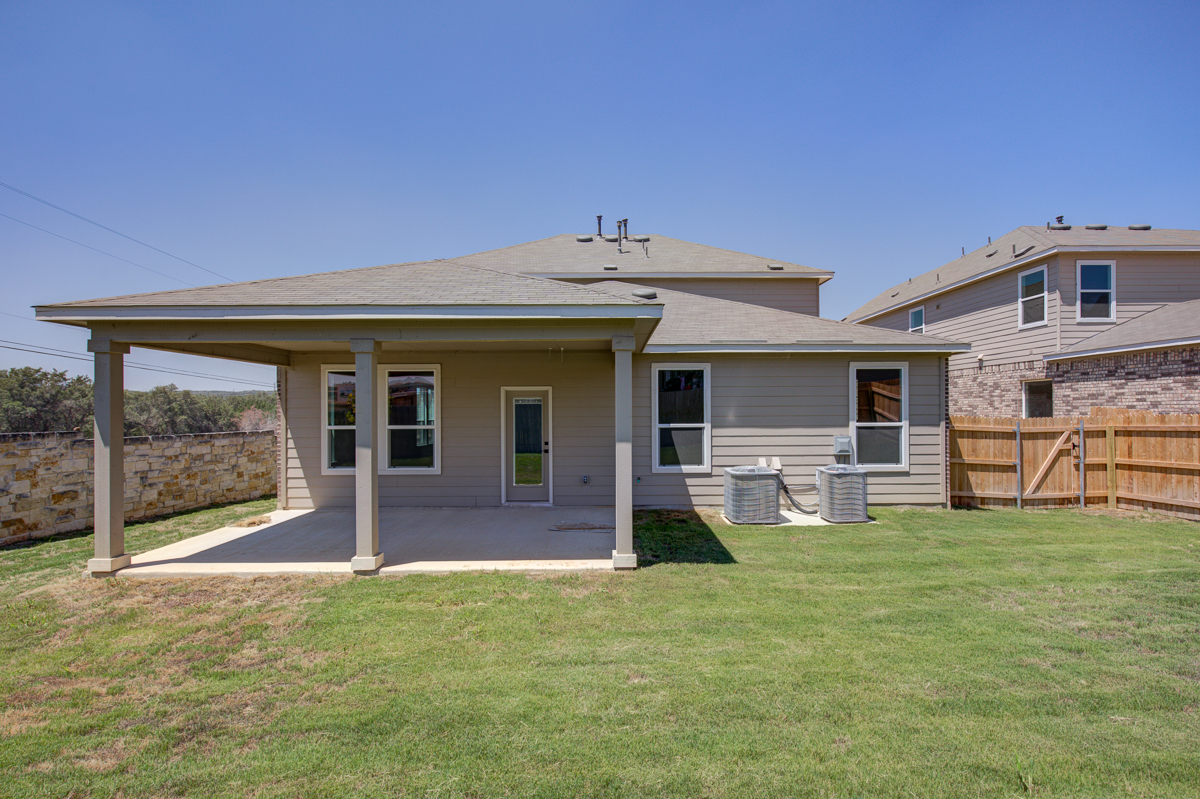 Rear exterior