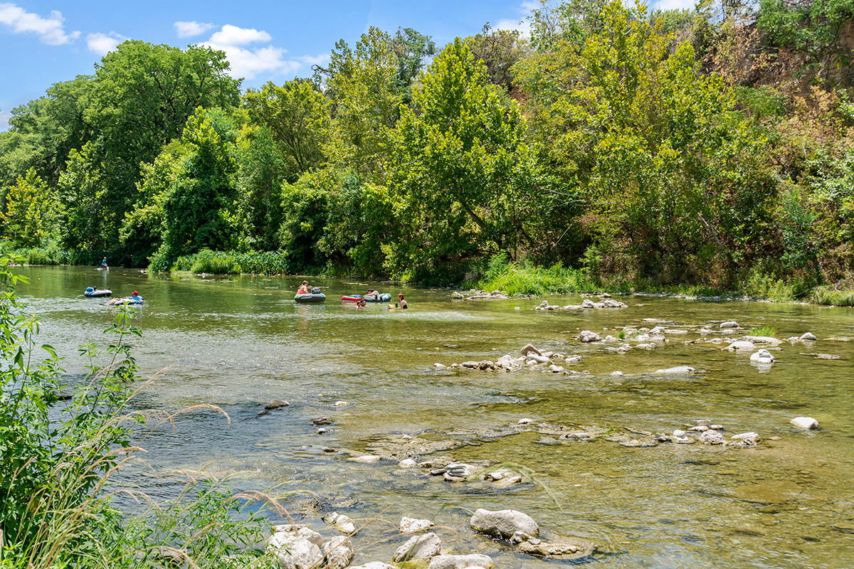 Close to the Guadalupe River