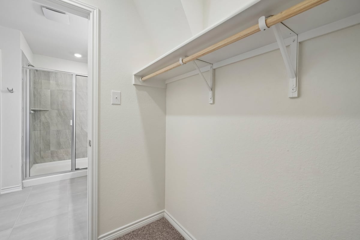 Primary walk-in closet