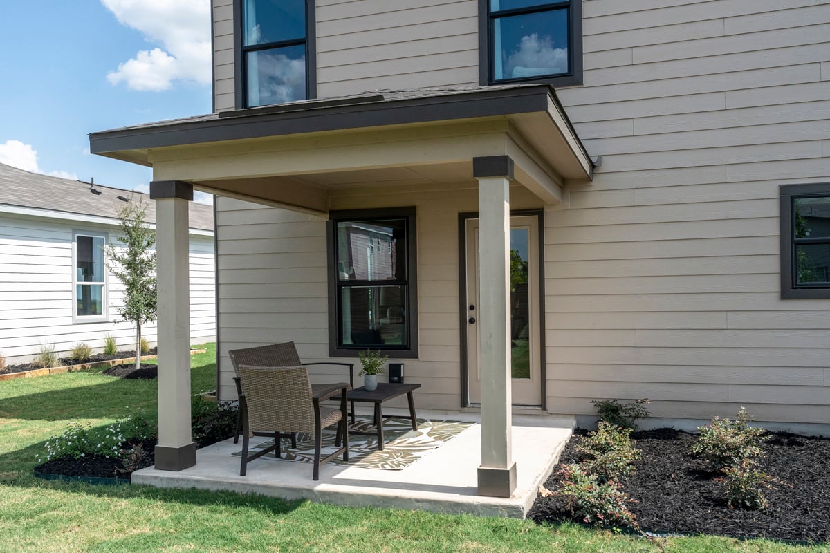 Covered patio