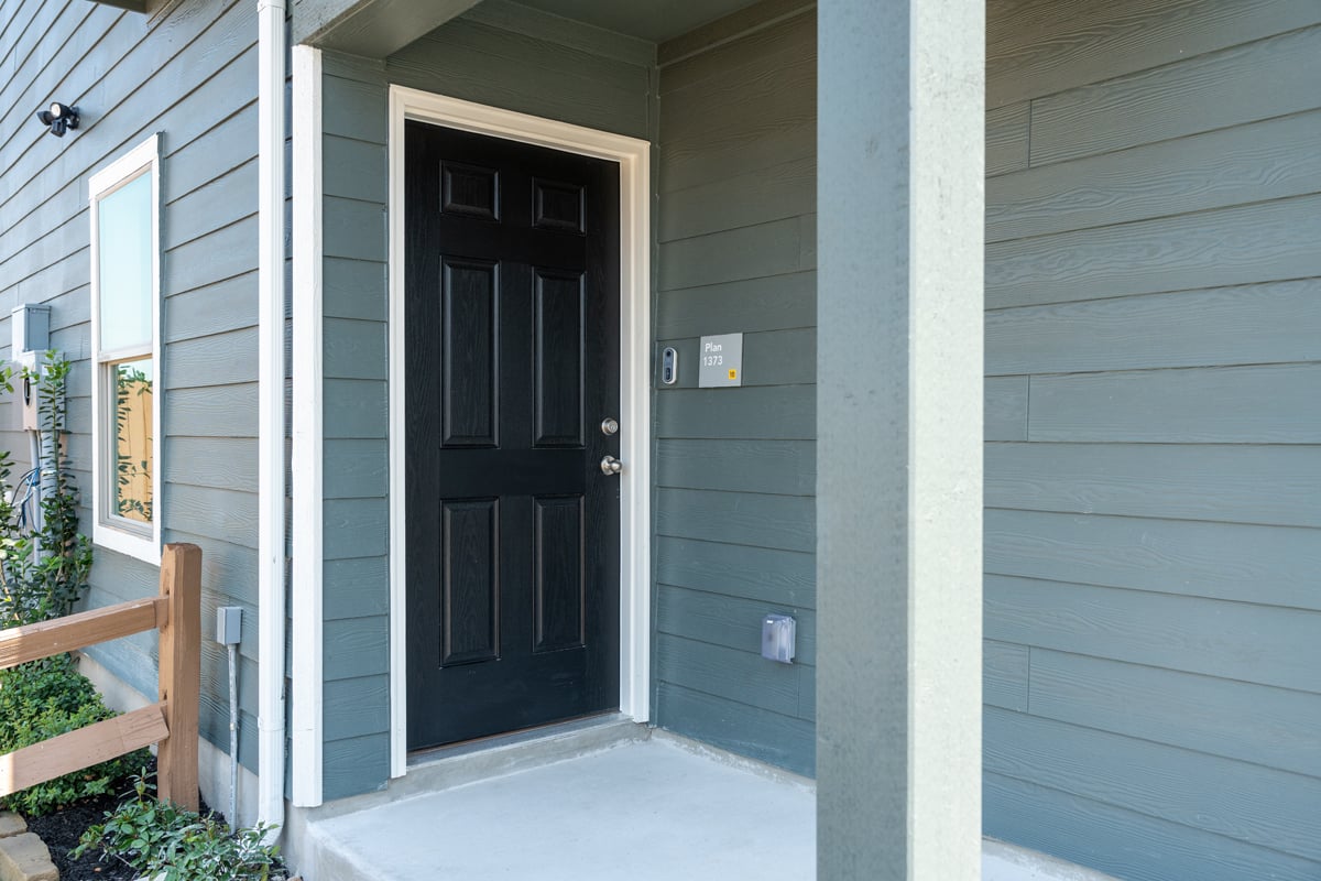 Raised-panel entry door