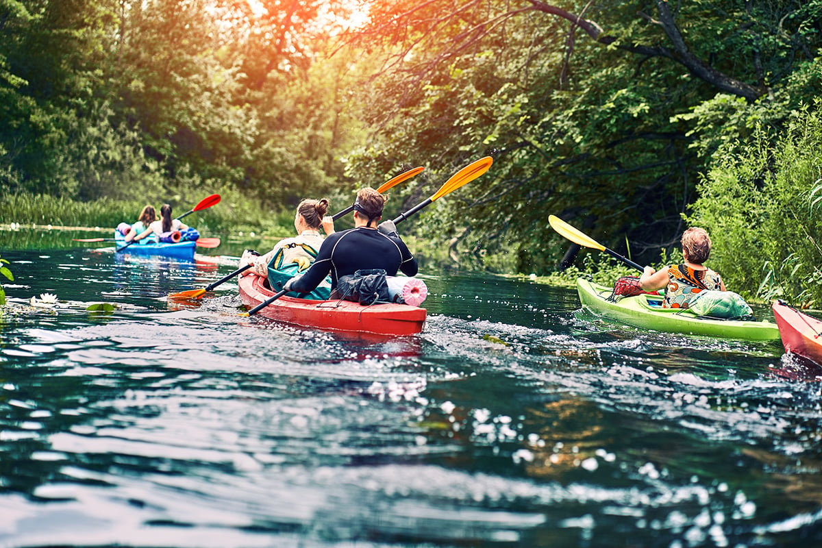 Only 12 minutes to Mission Reach Paddling Trail Access Point