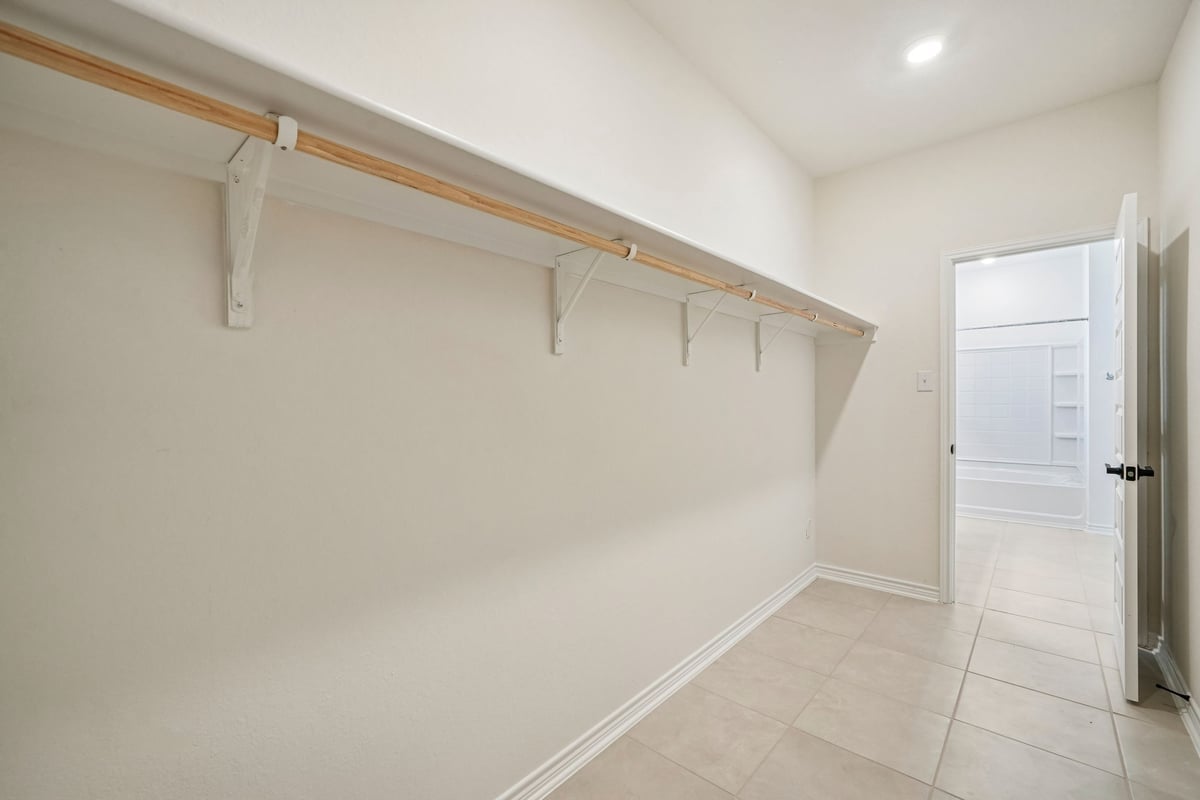 Primary walk-in closet
