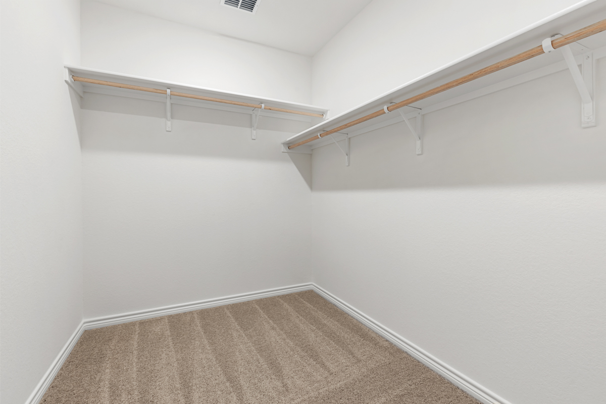 Primary walk-in closet