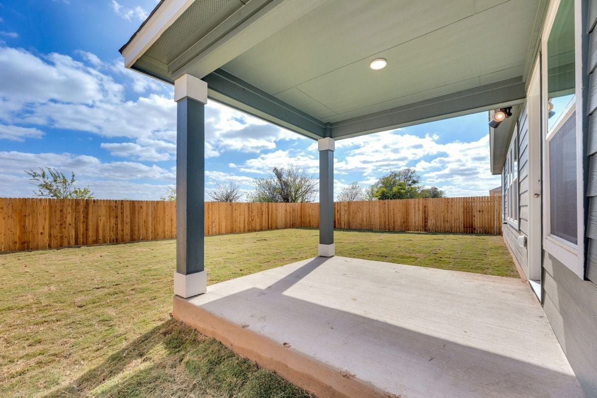 Covered patio