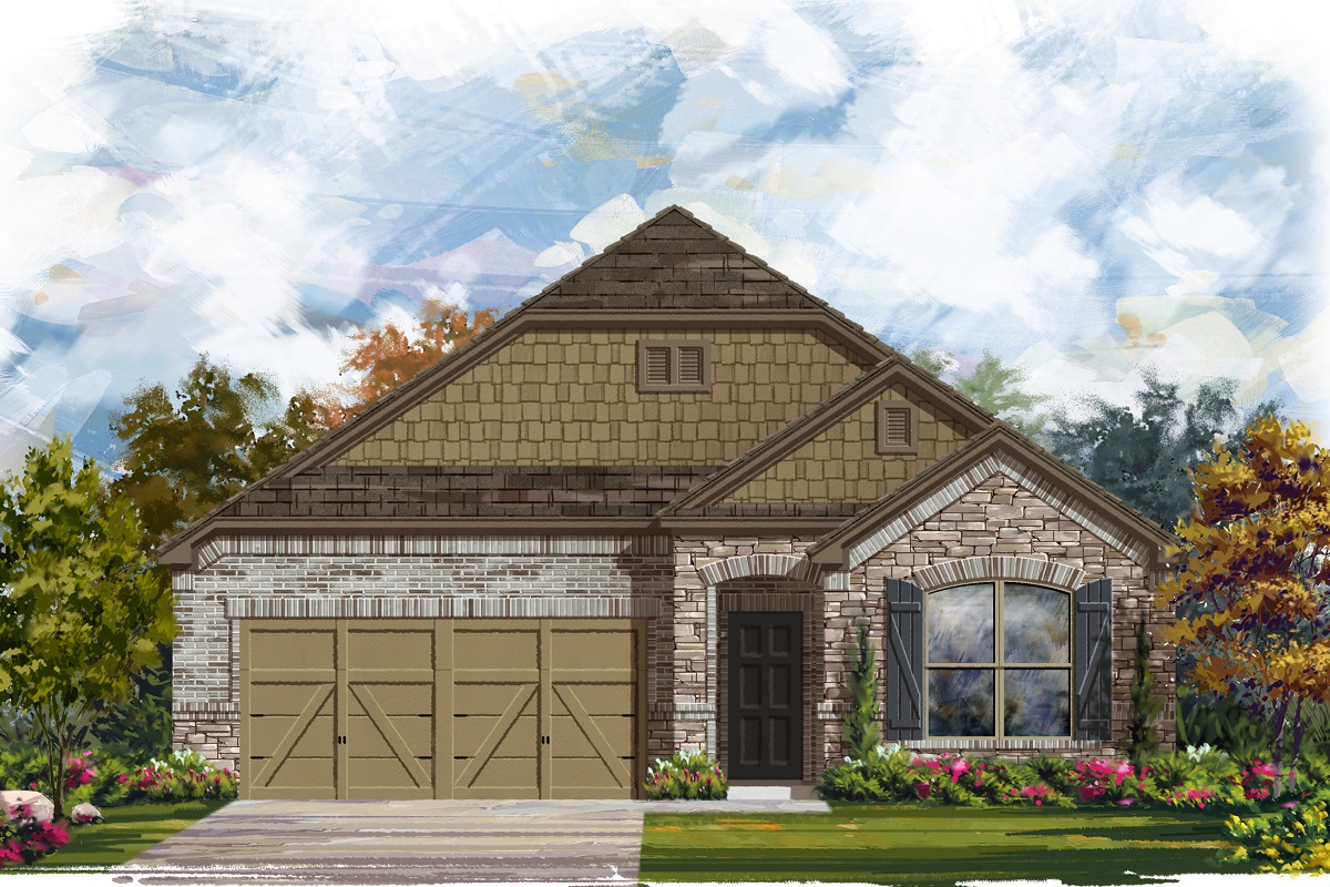 New Homes in 18625 Golden Eagle Way, TX - Plan 1852