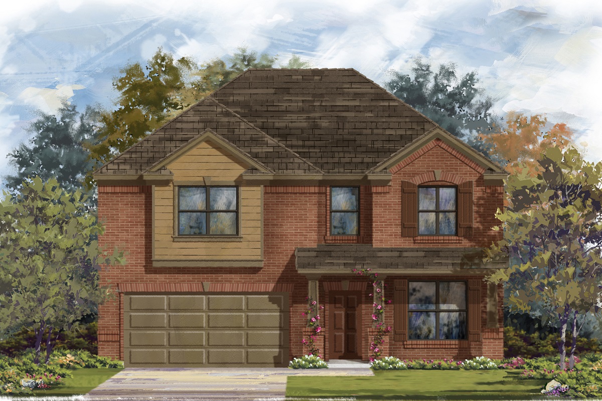 New Homes in Belton, TX - West Canyon Trails Plan 2755 Elevation B