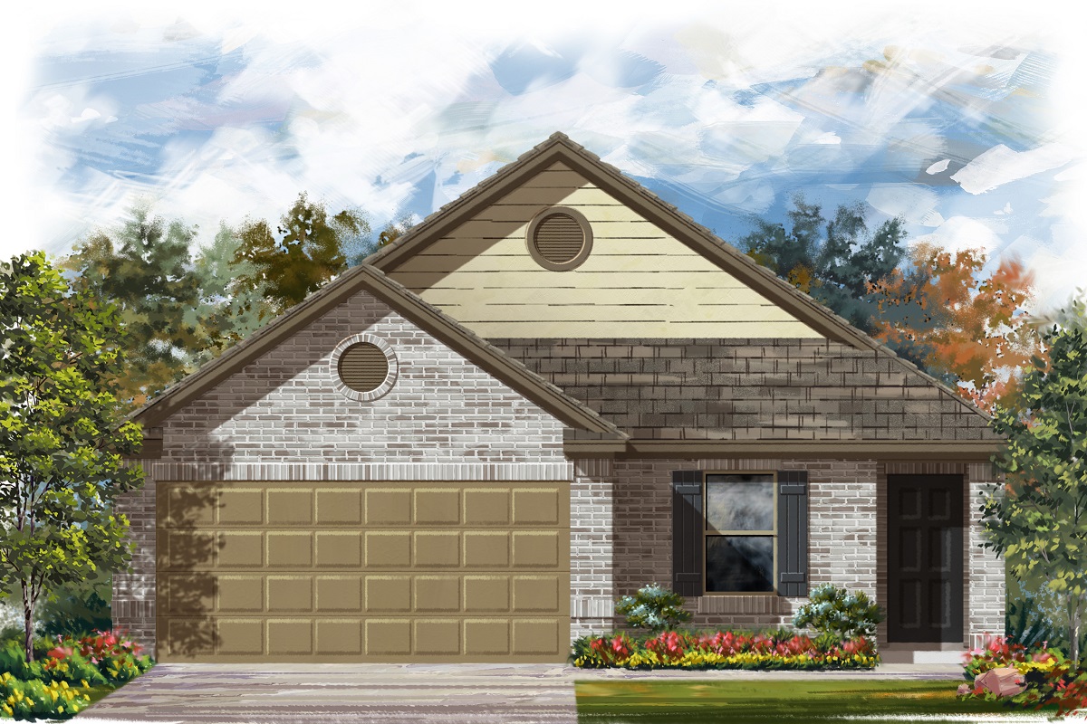 New Homes in Belton, TX - West Canyon Trails Plan 1246 Elevation I