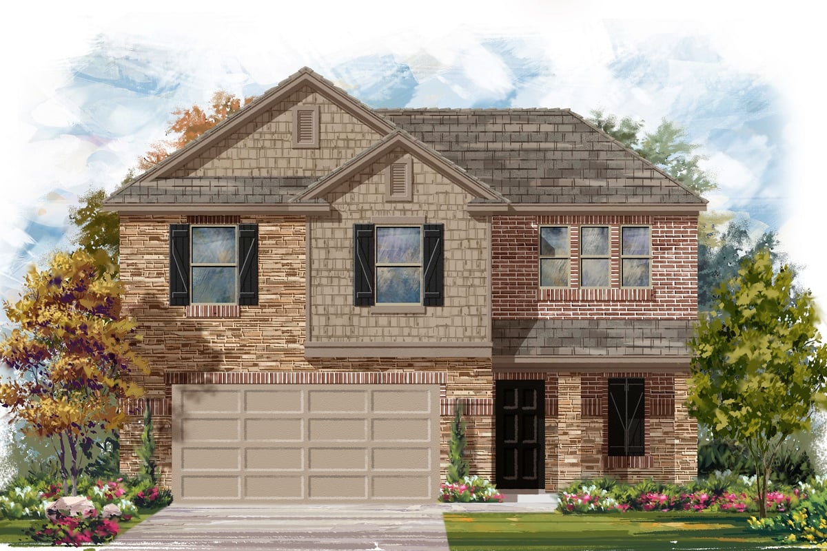 New Homes in Belton, TX - West Canyon Trails Plan 1895 Elevation J