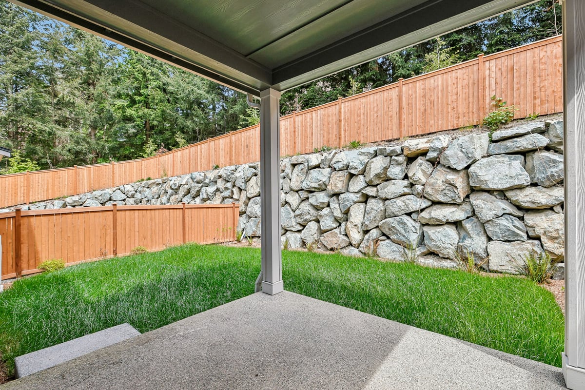 Covered patio