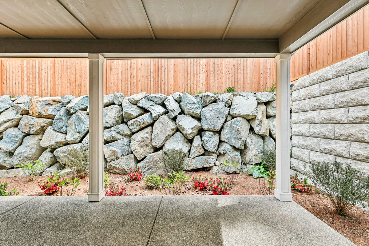 Covered patio