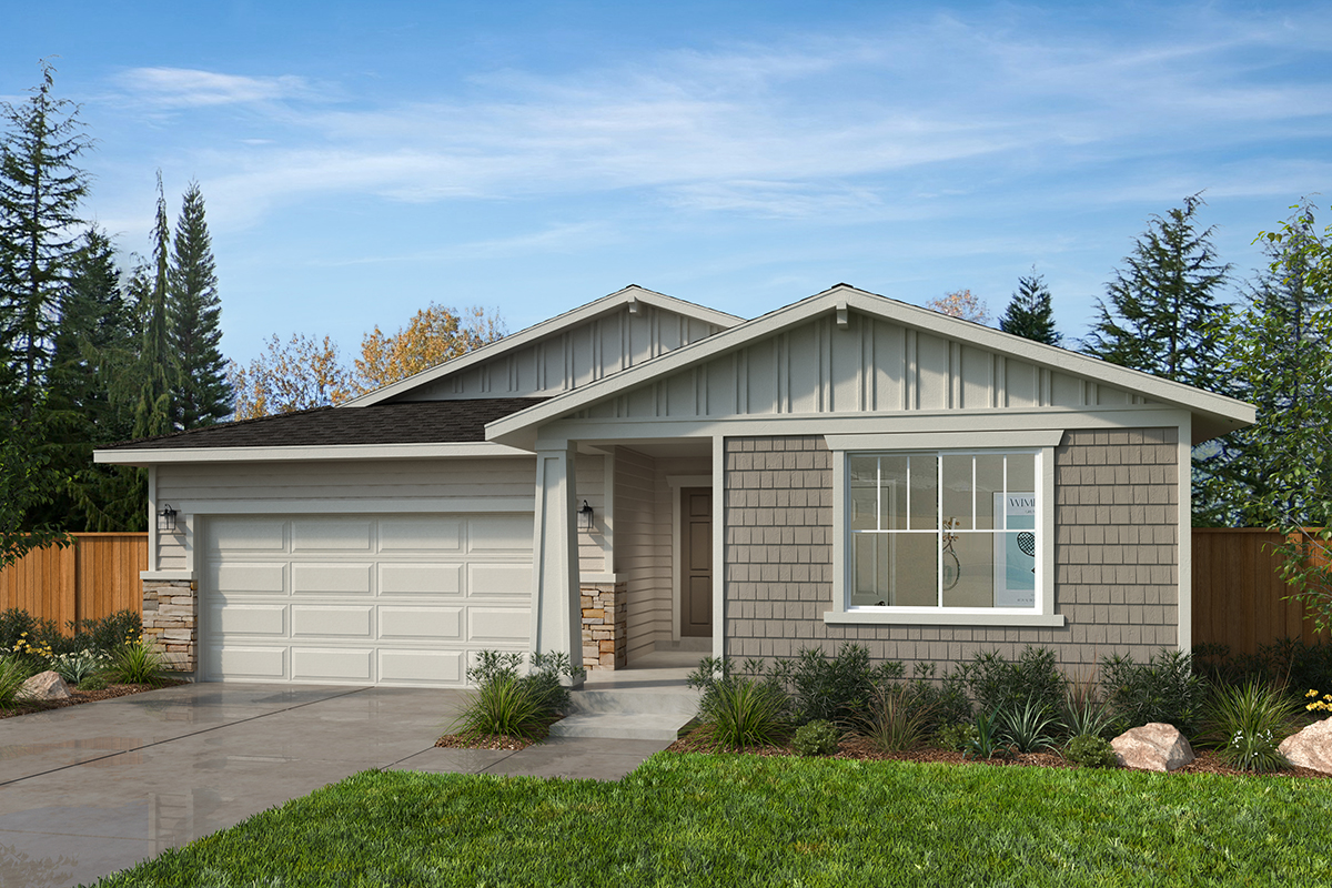 Exterior B with optional stone