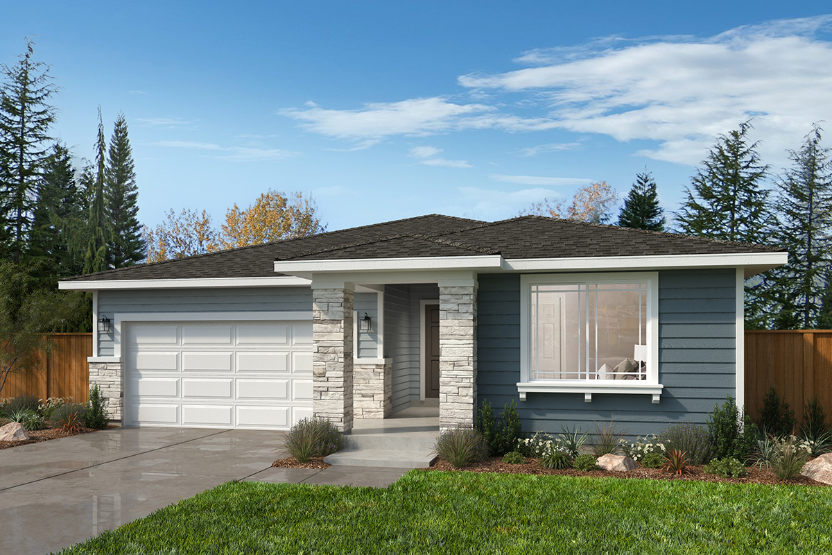 Exterior C with optional stone