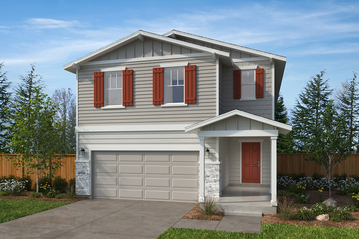 Exterior B with optional stone