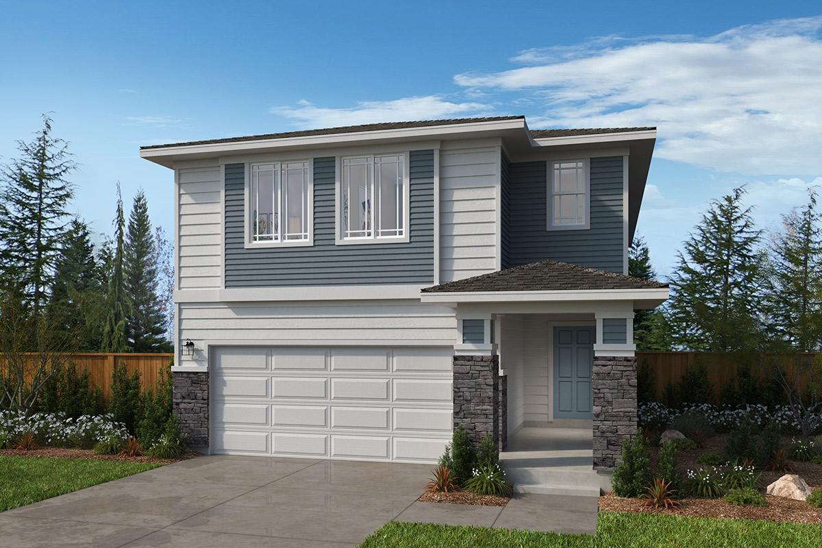 Exterior C with optional stone