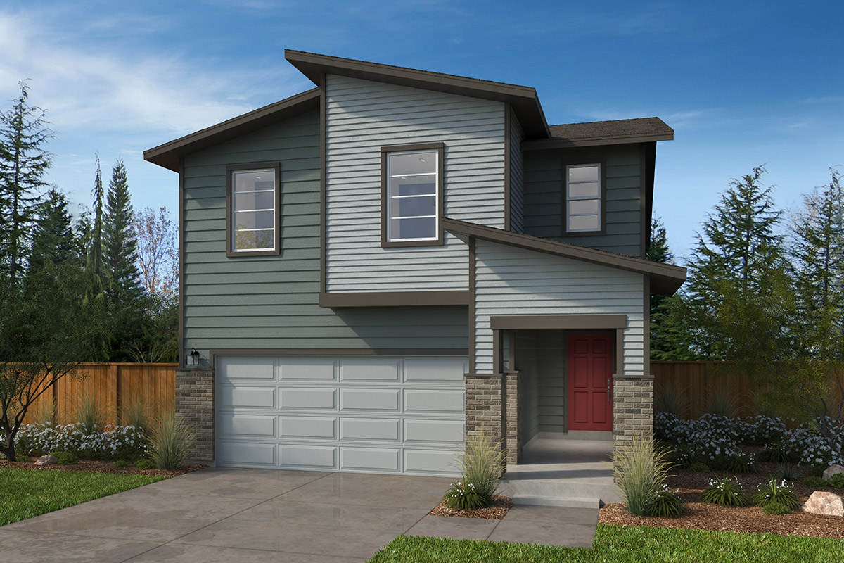 Exterior D with optional stone